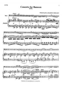 Concerto For Bassoon KV191 (W.A. Mozart) 