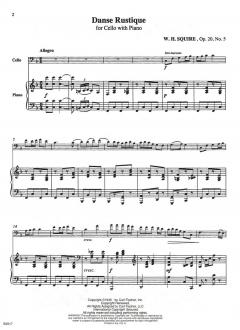 Danse rustique op. 20/5 von William Henry Squire 
