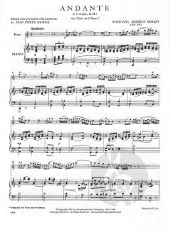 Andante in C-Dur & Rondo in D-Dur von Wolfgang Amadeus Mozart 