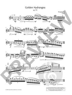 Golden Hydrangea op. 91 von Xiaogang Ye 
