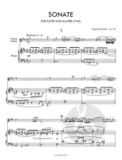 Sonate für Flöte und Klavier op.94 im Alle Noten Shop kaufen