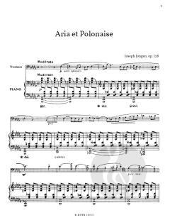 Aria et polonaise op.128 von Joseph Jongen 