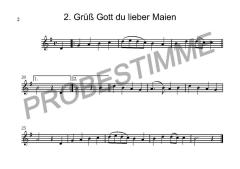 Zweisam durchs Jahr - 1. Stimme in C (Violinschlüssel) 