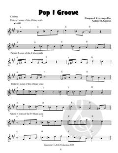 The Blues Scale for Clarinet von Andrew D. Gordon 