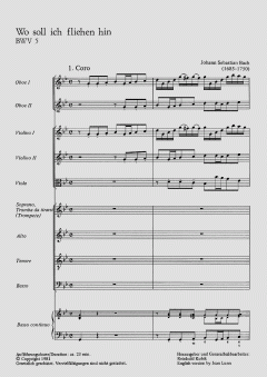 Wo soll ich fliehen hin von Johann Sebastian Bach 