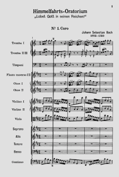 Himmelfahrtsoratorium D-Dur BWV 11 von Johann Sebastian Bach (Download) 