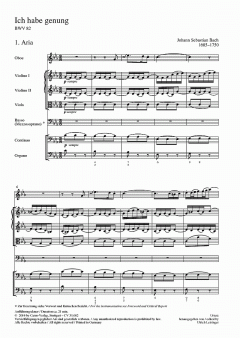 Ich habe genung (I) (J.S. Bach) 