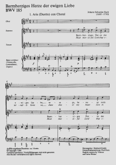Barmherziges Herze der ewigen Liebe von Johann Sebastian Bach (Download) 
