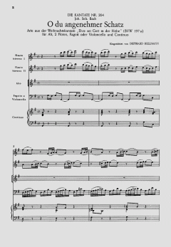 O du angenehmer Schatz von Johann Sebastian Bach (Download) 