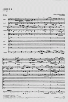 Missa in g-Moll BWV 235 (J.S. Bach) 
