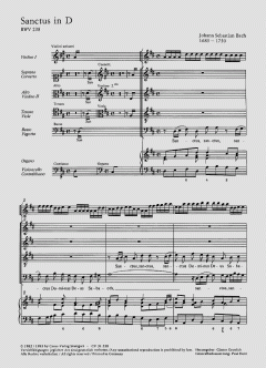 Sanctus in D-Dur BWV 238 (J.S. Bach) 