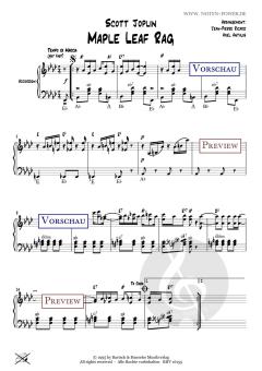 Maple Leaf Rag von Scott Joplin 