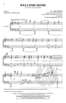 Welcome Home von Antonín Dvorák (Download) 