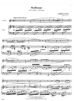 Sicilienne Op. 78 von Gabriel Fauré 