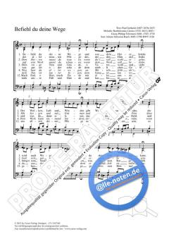 Befiehl du deine Wege dorisch BWV 1126 von Johann Sebastian Bach (Download) 