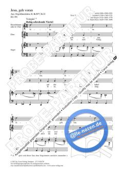 Jesu, geh voran I G-Dur BoWV 26.21/1 von Helmut Bornefeld (Download) 