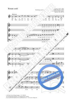 Rorate coeli F-Dur WAB 40 von Anton Bruckner (Download) 