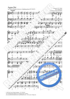 Agnus Dei d-Moll MH 553 von Michael Haydn (Download) 