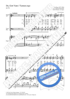 Du, Gott Vater C-Dur op. 61c von Max Reger (Download) 