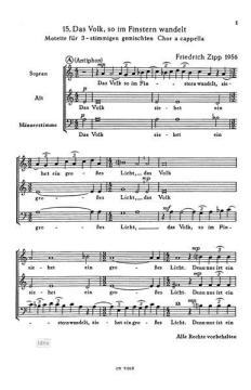 Das Volk, so im Finstern wandelt (Friedrich Zipp) 