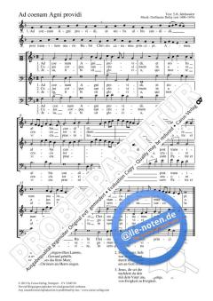 Ad coenam Agni providi F-Dur (Guillaume Dufay) 