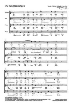 Die Seligpreisungen von Felicitas Kukuck (Download) 