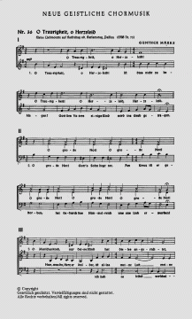 O Traurigkeit, o Herzeleid von Günther Marks (Download) 