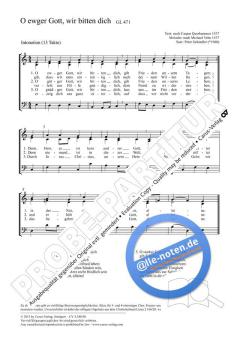 O ewger Gott, wir bitten dich C-Dur (2012) von Peter Schindler (Download) 