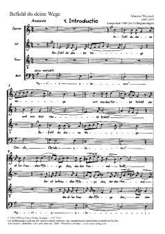 Befiehl du deine Wege von Johannes Weyrauch (Download) 