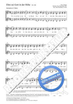 Ehre sei Gott in der Höhe D-Dur (2012) von Hans Haselböck (Download) 