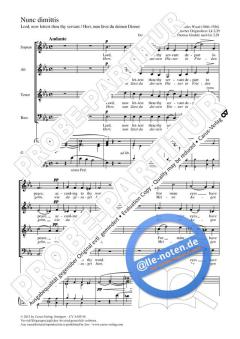 Nunc dimittis (Charles Wood) 