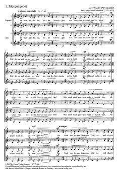 Drei Eichendorff-Lieder für Frauenchor (Józef Swider) 