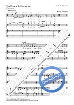 Veni Sancte Spiritus dorisch (2001) von Alan Wilson (Download) 