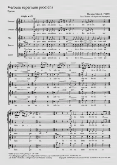 Verbum supernum prodiens (Damijan Mocnik) 