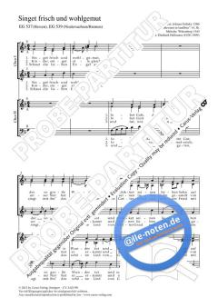 Singet frisch und wohlgemu F-Dur (Diethard Hellmann) 