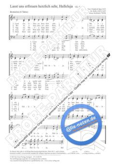 Lasst uns erfreuen herzlich sehr, Halleluja C-Dur von Klaus Wallrath (Download) 