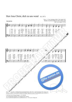Herr Jesu Christ, dich zu uns wend F-Dur (2012) von Leo Langer (Download) 