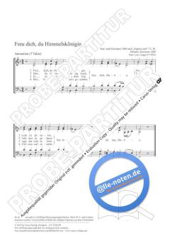Freu dich, du Himmelskönigin F-Dur (2012) von Leo Langer (Download) 