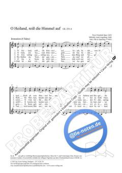 O Heiland, reiß die Himmel auf (2012) von Oliver Sperling (Download) 