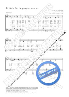Es ist ein Ros entsprungen Es-Dur (2012) von Joachim Schreiber (Download) 