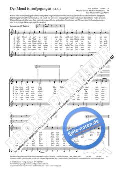 Der Mond ist aufgegangen F-Dur (2012) von Michael Ostrzyga (Download) 