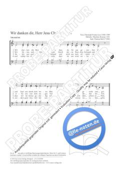 Wir danken dir, Herr Jesu Christ (2012) von Thomas Roß (Download) 