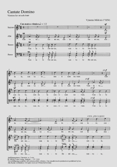 Cantate Domino (Vytautas Miškinis) 