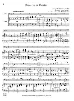 Student Concerto in D op. 213 von Felix Mendelssohn Bartholdy 