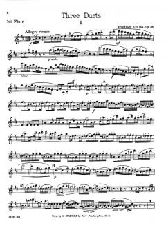 3 Duos op. 81 von Friedrich Kuhlau 