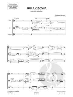 Sulla Ciacona von Philippe Manoury 