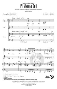 If I Were a Bell von Frank Loesser (Download) 