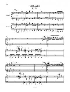 Werke für Klavier zu vier Händen von Wolfgang Amadeus Mozart im Alle Noten Shop kaufen - UT50219