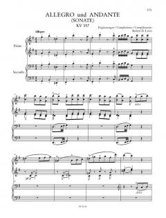 Werke für Klavier zu vier Händen von Wolfgang Amadeus Mozart im Alle Noten Shop kaufen - UT50219