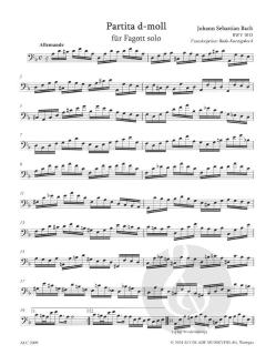 Partita d-Moll BWV1013 von Johann Sebastian Bach 